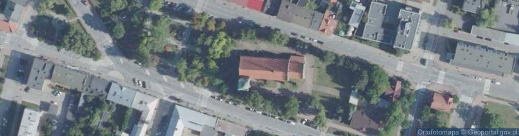 Zdjęcie satelitarne Kolegiata św.Mikołaja i Wojciecha