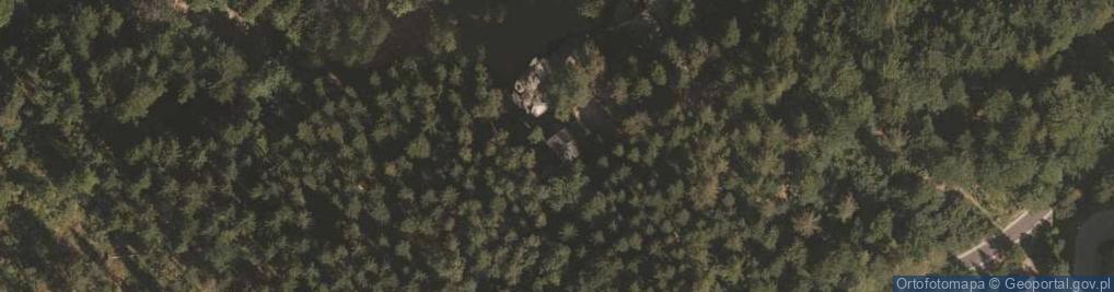 Zdjęcie satelitarne Krucze Skały