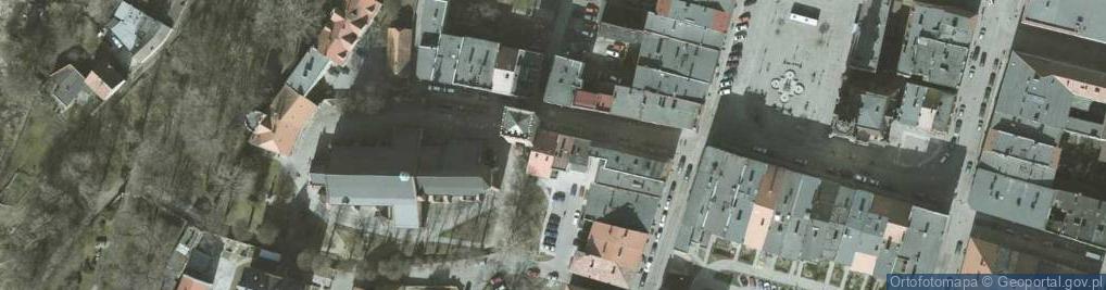 Zdjęcie satelitarne Krzywa Wieża