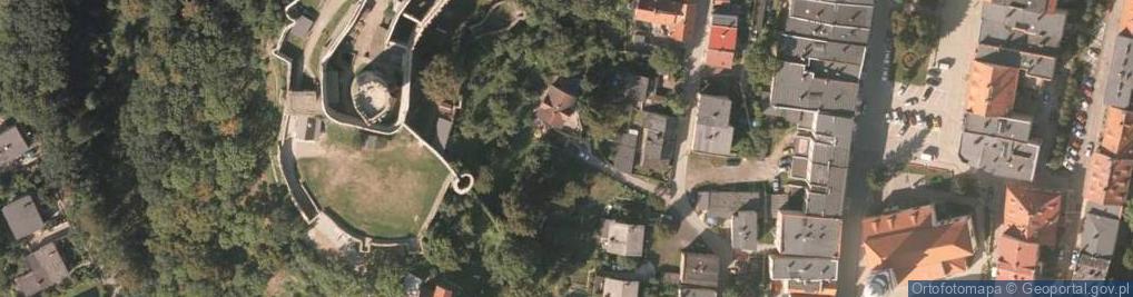 Zdjęcie satelitarne Lawy poduszkowe i zamek