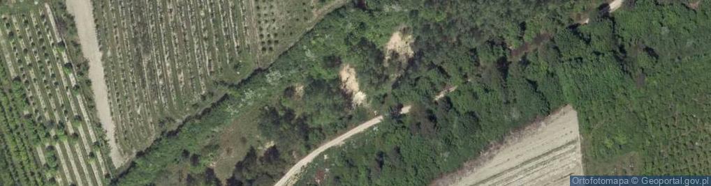 Zdjęcie satelitarne Łomiki opok