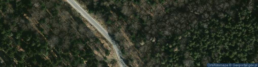 Zdjęcie satelitarne Łupki istebniańskie dolne w potoku Czarnym w Czarnorzekach