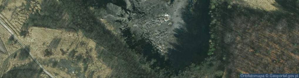 Zdjęcie satelitarne Marmury Dębnickie w Łomie Karmelickim