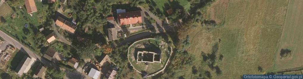 Zdjęcie satelitarne Mur historyczny