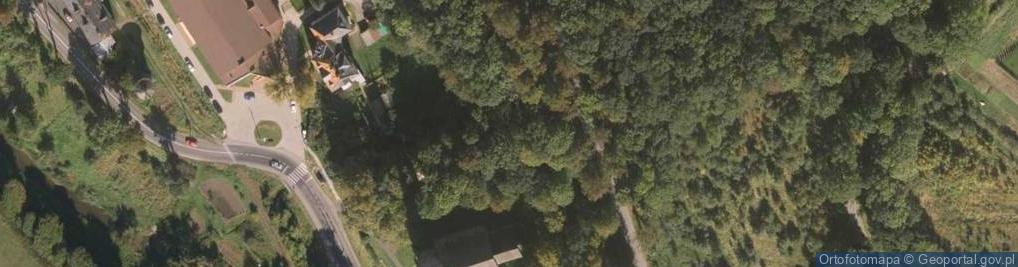 Zdjęcie satelitarne Mur historyczny