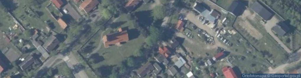 Zdjęcie satelitarne Mur historyczny