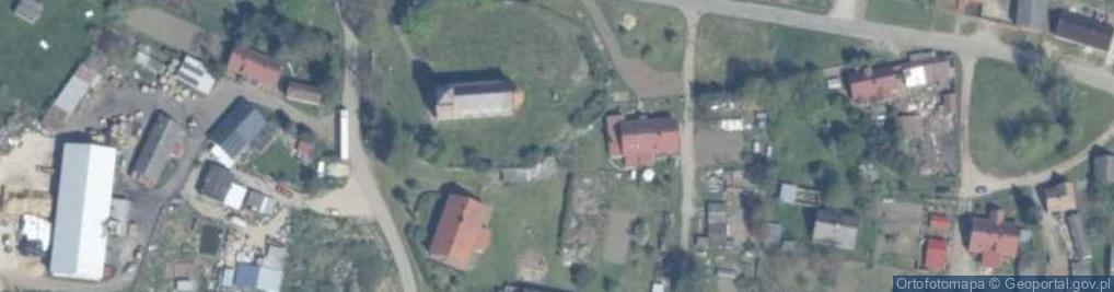 Zdjęcie satelitarne Mur historyczny