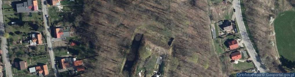 Zdjęcie satelitarne Mur historyczny