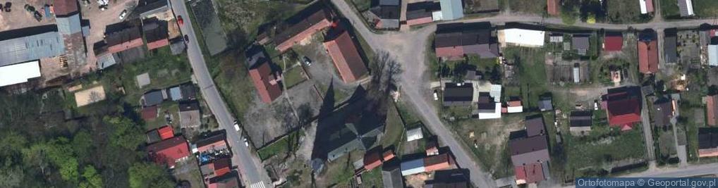 Zdjęcie satelitarne Mur historyczny