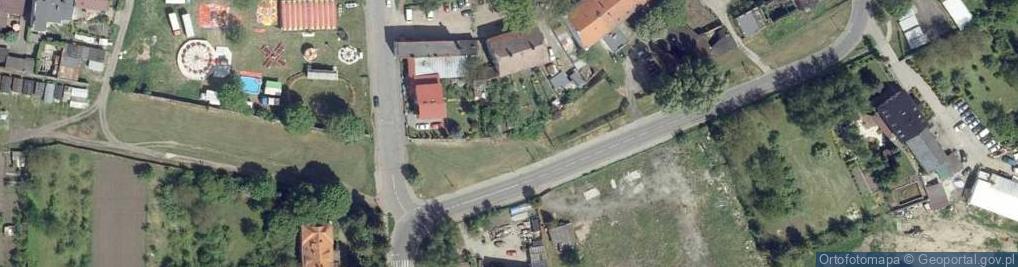 Zdjęcie satelitarne Mur historyczny