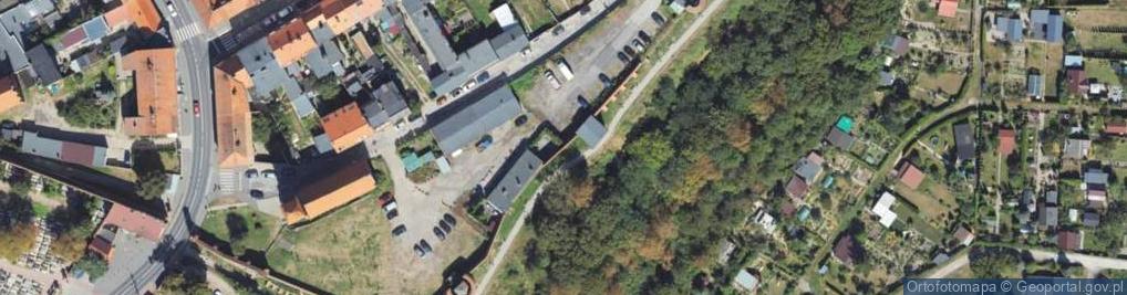 Zdjęcie satelitarne Mur historyczny