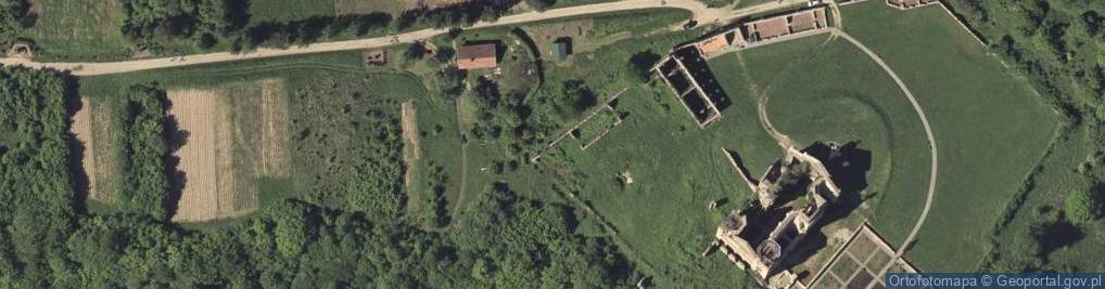 Zdjęcie satelitarne Mur historyczny