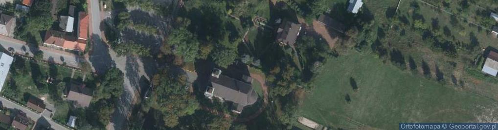 Zdjęcie satelitarne Mur historyczny