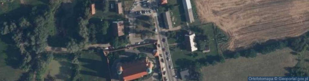 Zdjęcie satelitarne Mur historyczny