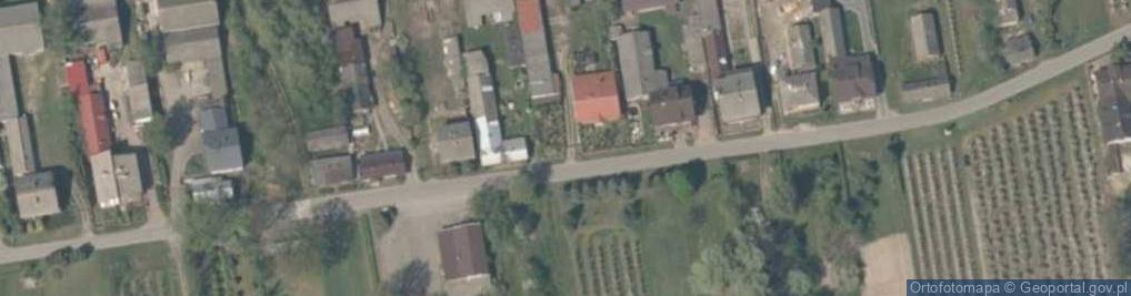 Zdjęcie satelitarne Muzeum Ludowe w Sromowie