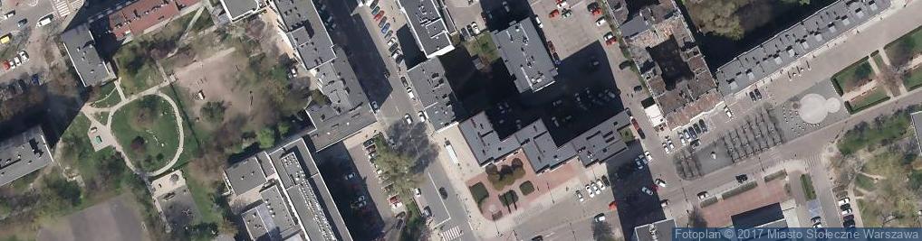 Zdjęcie satelitarne Najwęższy dom świata - Dom Kereta