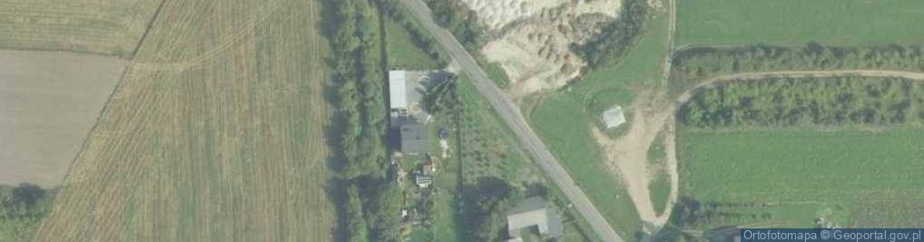 Zdjęcie satelitarne Nieczynny kamieniołom jurajskich wapieni płytowych w Wolbromiu