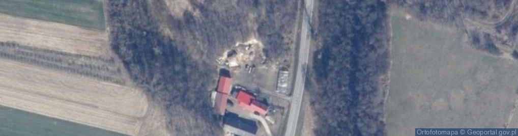 Zdjęcie satelitarne Niewielki łom opok Mastrychtu na prywatnej posesji