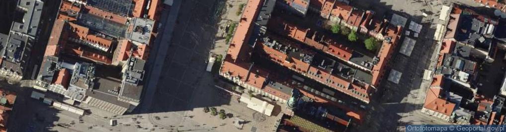 Zdjęcie satelitarne Nowy Ratusz we Wrocławiu
