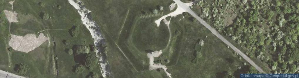 Zdjęcie satelitarne Obóz koncentracyjny KL Plaszow - Cipowy Dołek