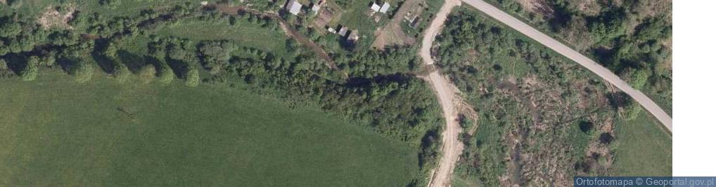 Zdjęcie satelitarne Odsłonięcie margli podcergowskich w potoku Mszanka