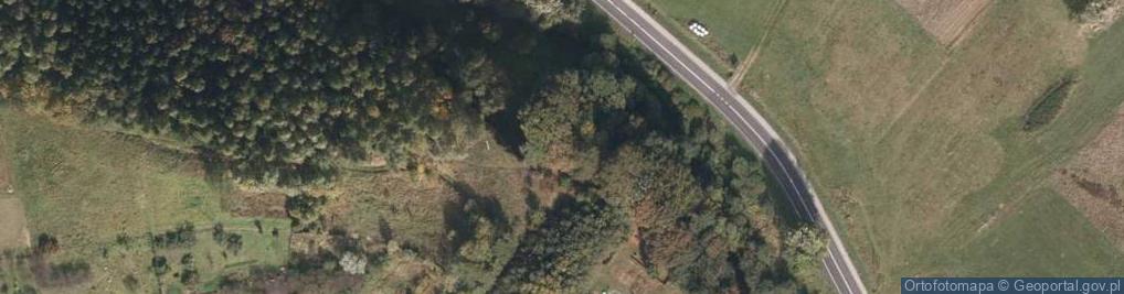 Zdjęcie satelitarne Odsłonięcie piaskowców