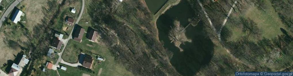 Zdjęcie satelitarne Odsłonięcie warstw krośnieńskich