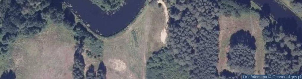 Zdjęcie satelitarne Osady sandrowe i kemowe w rz. Rudawka