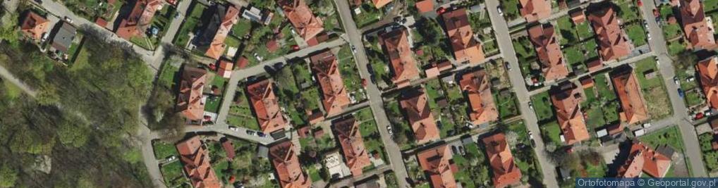 Zdjęcie satelitarne Osiedle robotnicze Stara Rokitnica