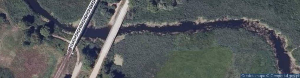 Zdjęcie satelitarne Ostrowie Biebrzańskie - Dolina Biebrzy