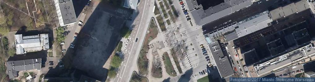 Zdjęcie satelitarne Plac Grzybowski w Warszawie