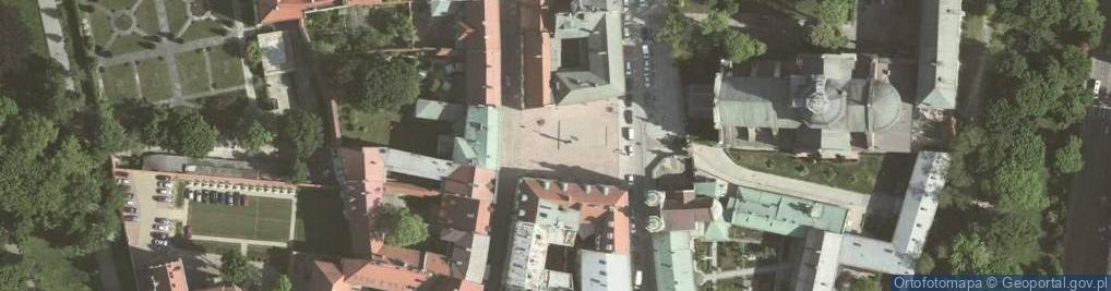 Zdjęcie satelitarne Plac św. Marii Magdaleny w Krakowie