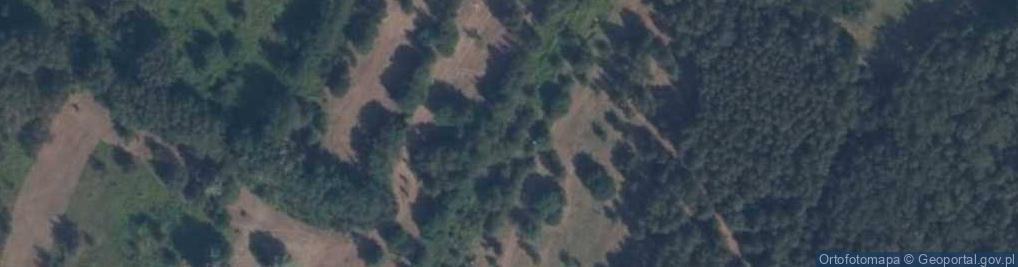 Zdjęcie satelitarne RCN Konstantynów - dawny maszt radiowy w Konstantynowie