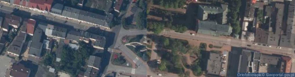 Zdjęcie satelitarne Rekonstrukcja bramy Kaliskiej