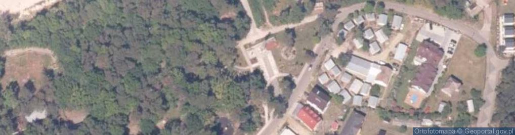 Zdjęcie satelitarne Replika krzyża z Giewontu