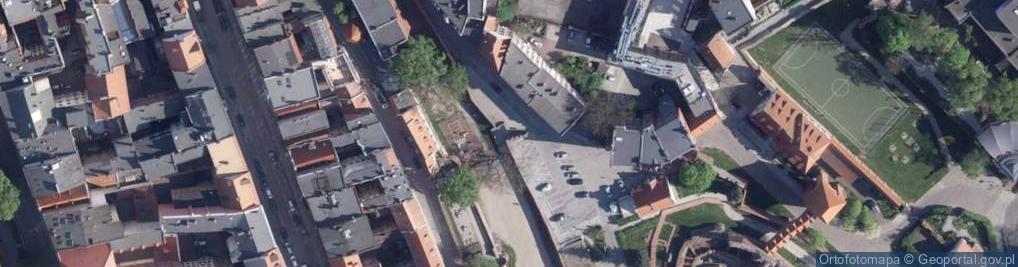 Zdjęcie satelitarne Ruiny Murów Obronnych Starego Miasta