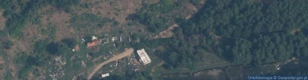 Zdjęcie satelitarne Ruiny tartaku wodnego