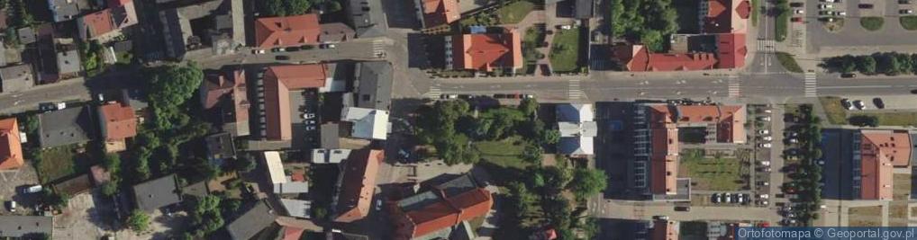 Zdjęcie satelitarne Słup Koniński - Słup milowy