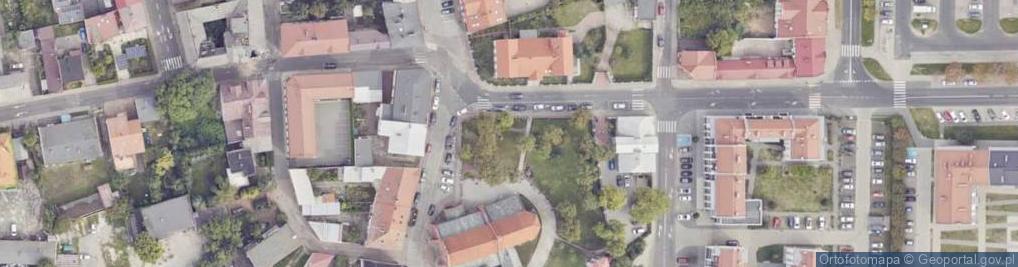 Zdjęcie satelitarne Słup Koniński - Słup milowy