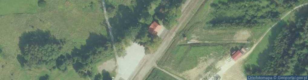 Zdjęcie satelitarne Stacja kolejowa w Kasinie Wielkiej