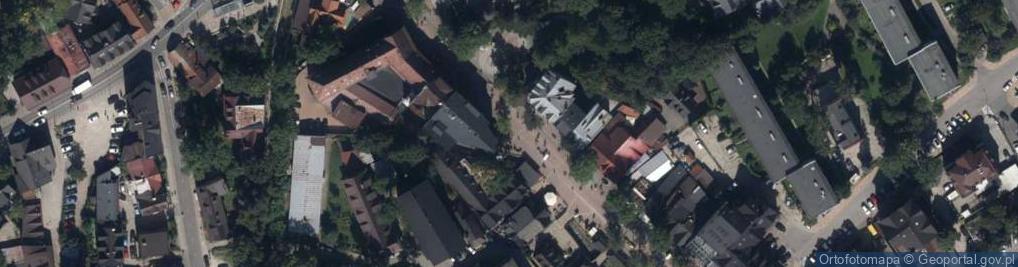 Zdjęcie satelitarne ulica Krupówki