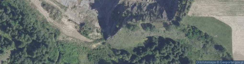Zdjęcie satelitarne Wąwóz w Skałach