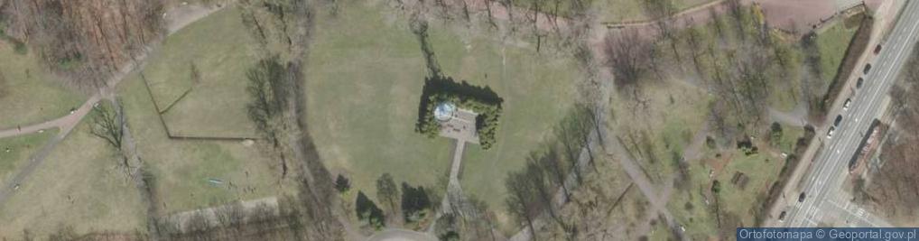 Zdjęcie satelitarne Wieża spadochronowa