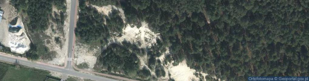Zdjęcie satelitarne Wydma