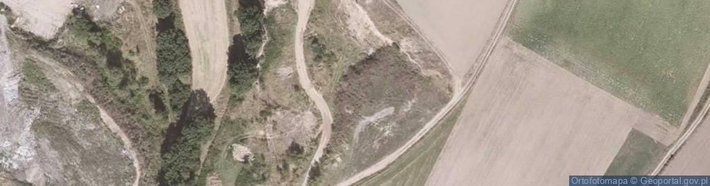 Zdjęcie satelitarne Wyrobisko czwartorzędowych grubookruchowych rzecznych żwirów