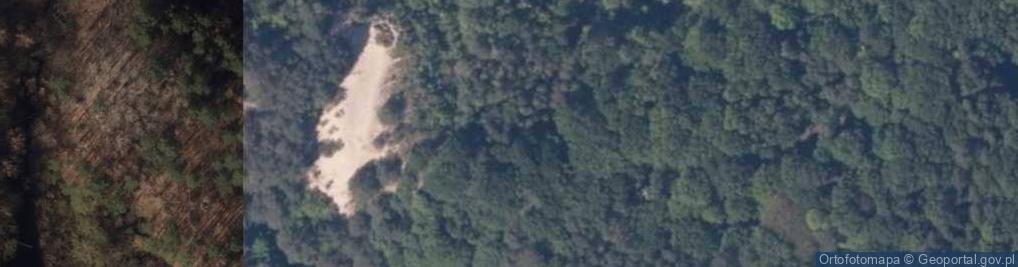 Zdjęcie satelitarne Wyrobisko poeksploatacyjne kredy i margli