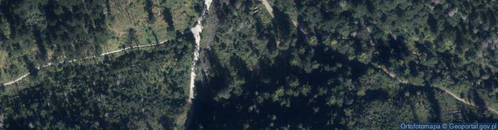 Zdjęcie satelitarne Wywierzysko lodowe W Dolinie Kościeliskiej