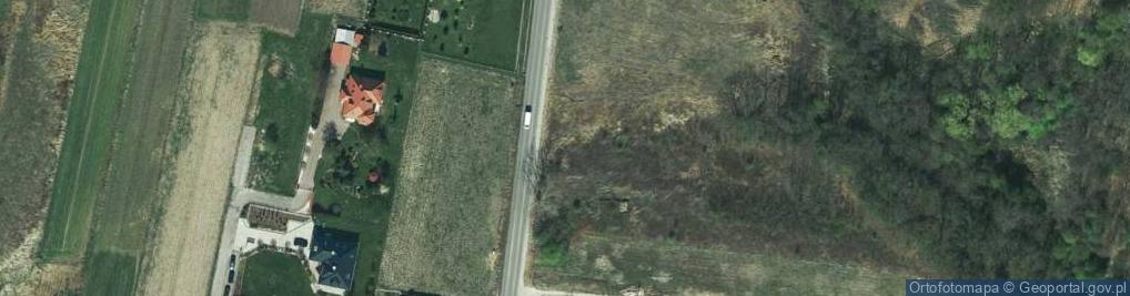 Zdjęcie satelitarne Wzgórze zrębowe Skała-Kozierówka w Piekarach