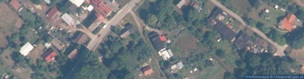 Zdjęcie satelitarne Zabudowania