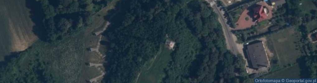Zdjęcie satelitarne Zamek W Kurzętniku - Punkt Widokowy